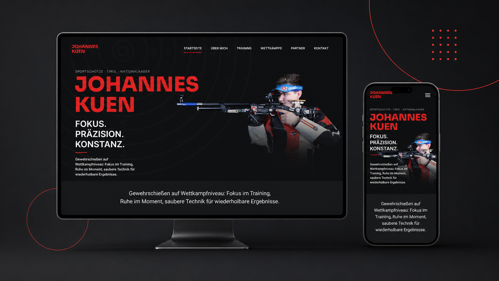 Webdesign Innsbruck – Referenz Johannes Kuen